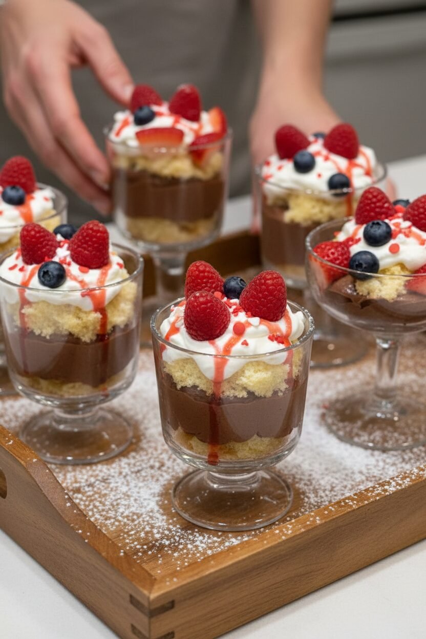 Decadent Chocolate Mousse Dessert Cups