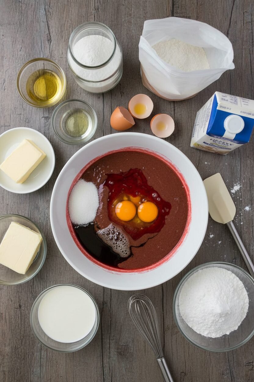 Decadent Red Velvet Cream Cheese Cake