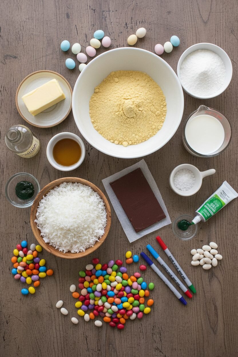 Easter Bird Nest Cupcake Treats