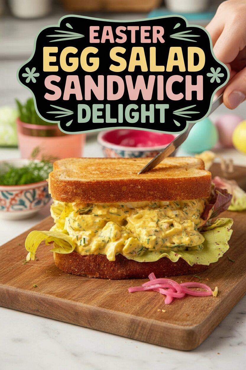 Easter Egg Salad Sandwich Delight