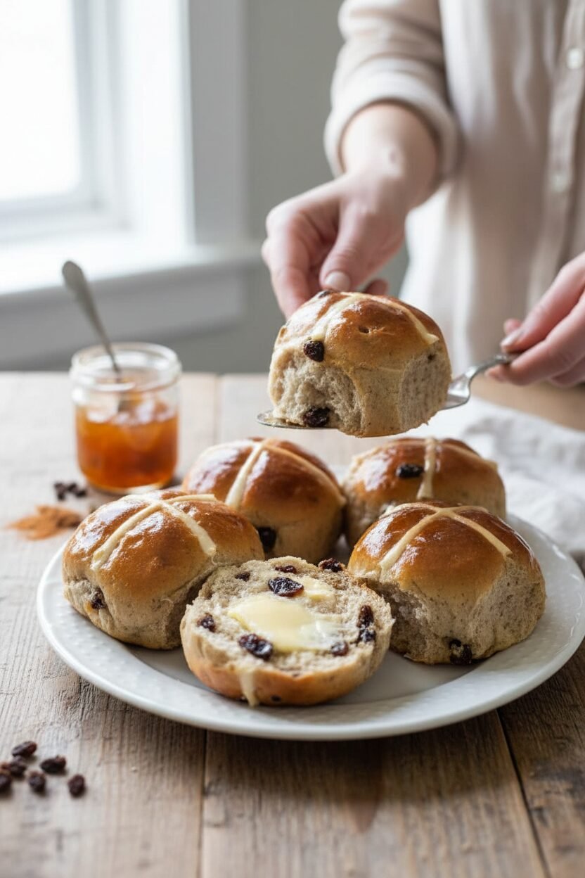 Easter Morning Spiced Fruit Buns