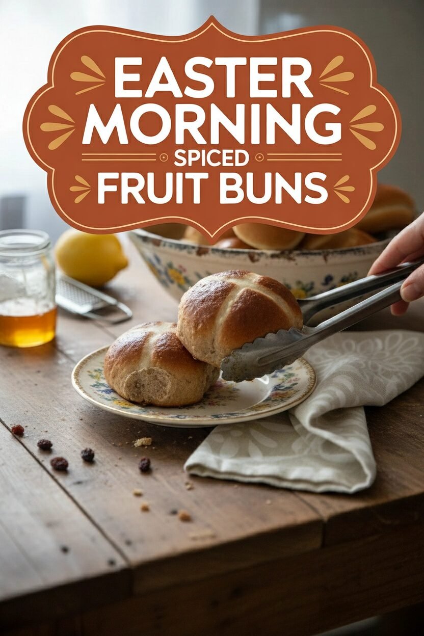 Easter Morning Spiced Fruit Buns