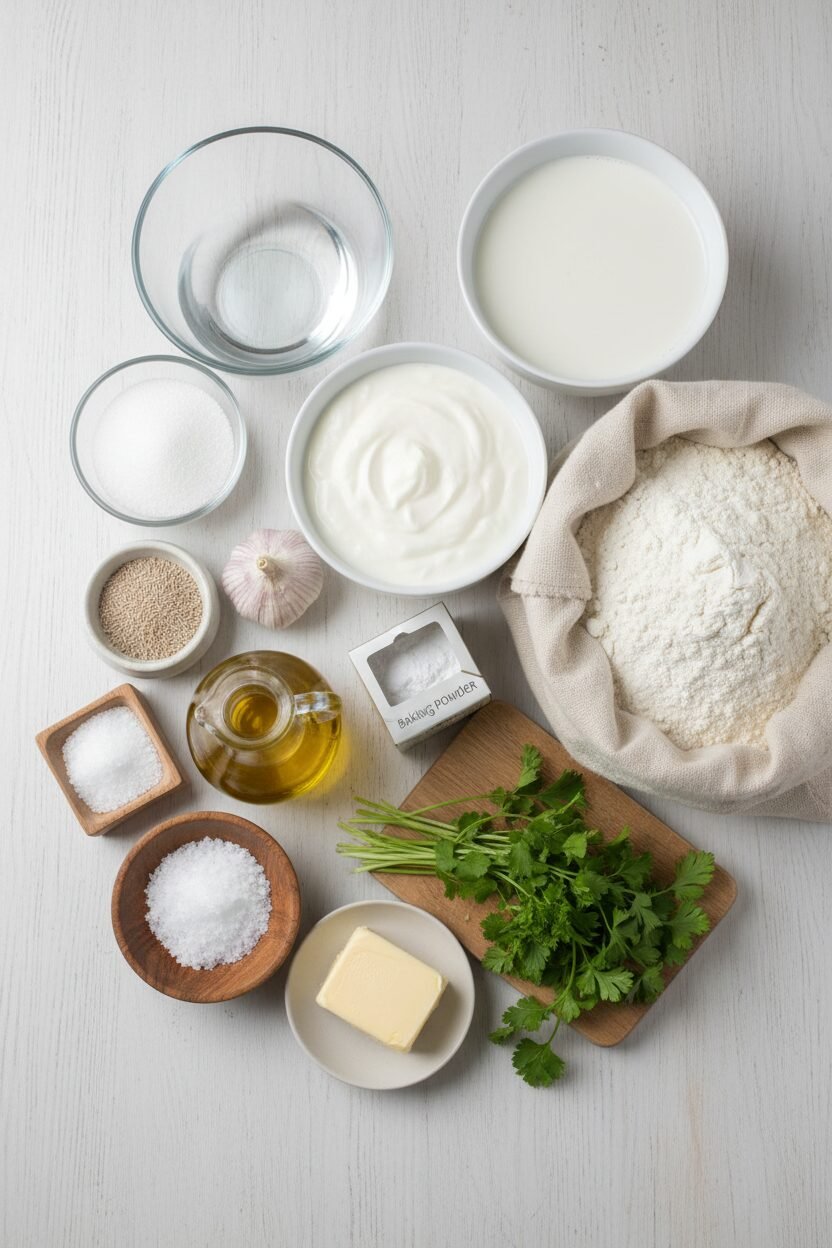 Easy Homemade Garlic Butter Naan