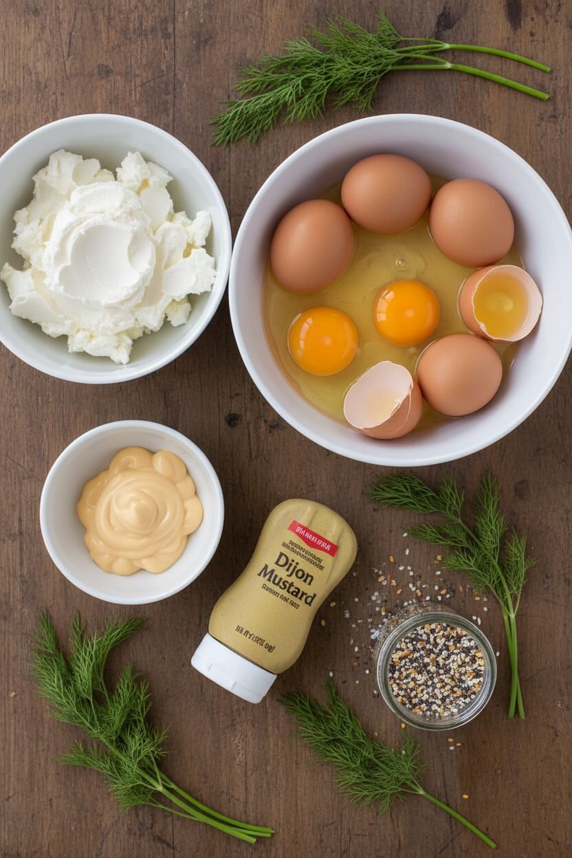 Everything Bagel Deviled Eggs