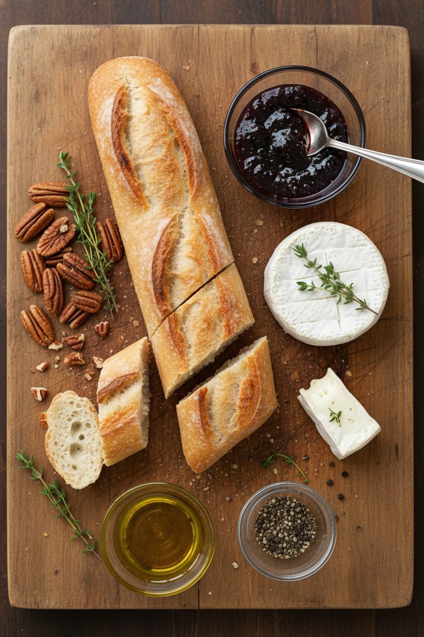 Fig and Brie Crostini Bites