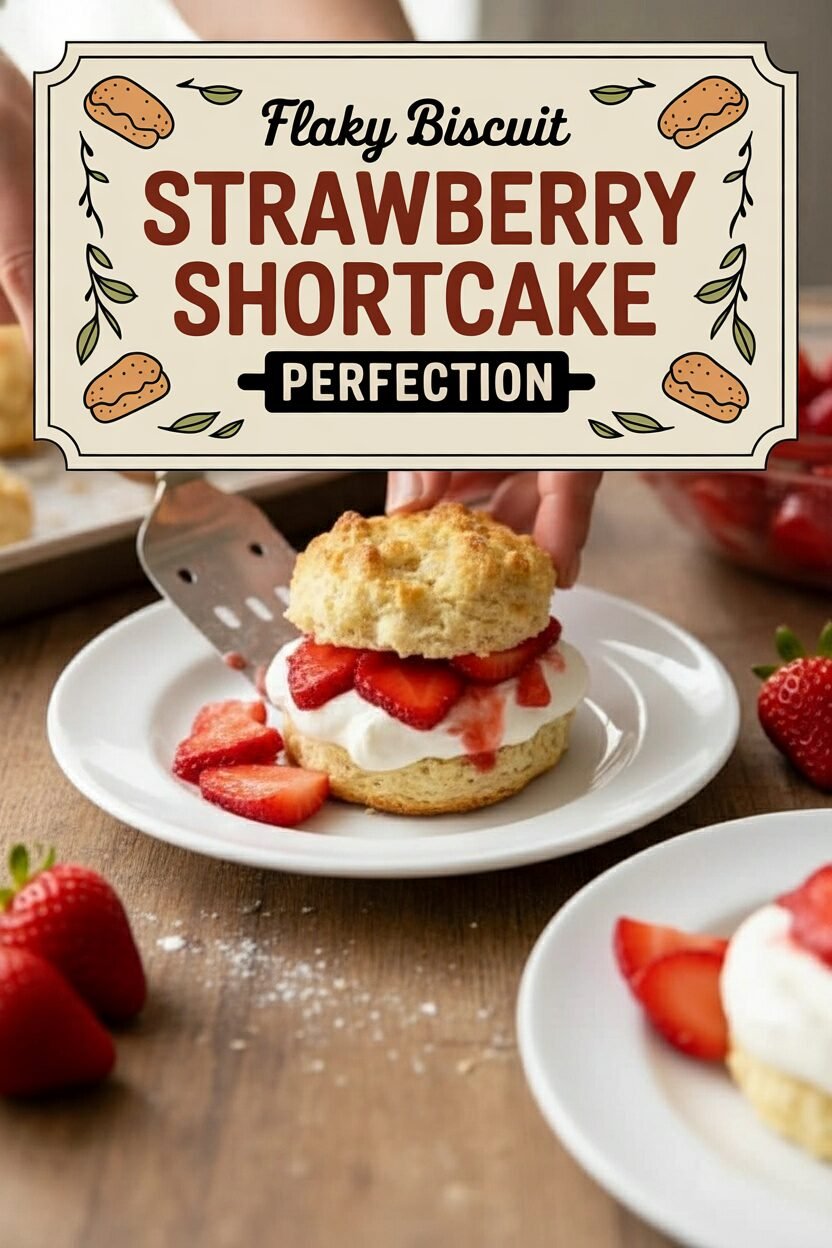 Flaky Biscuit Strawberry Shortcake Perfection
