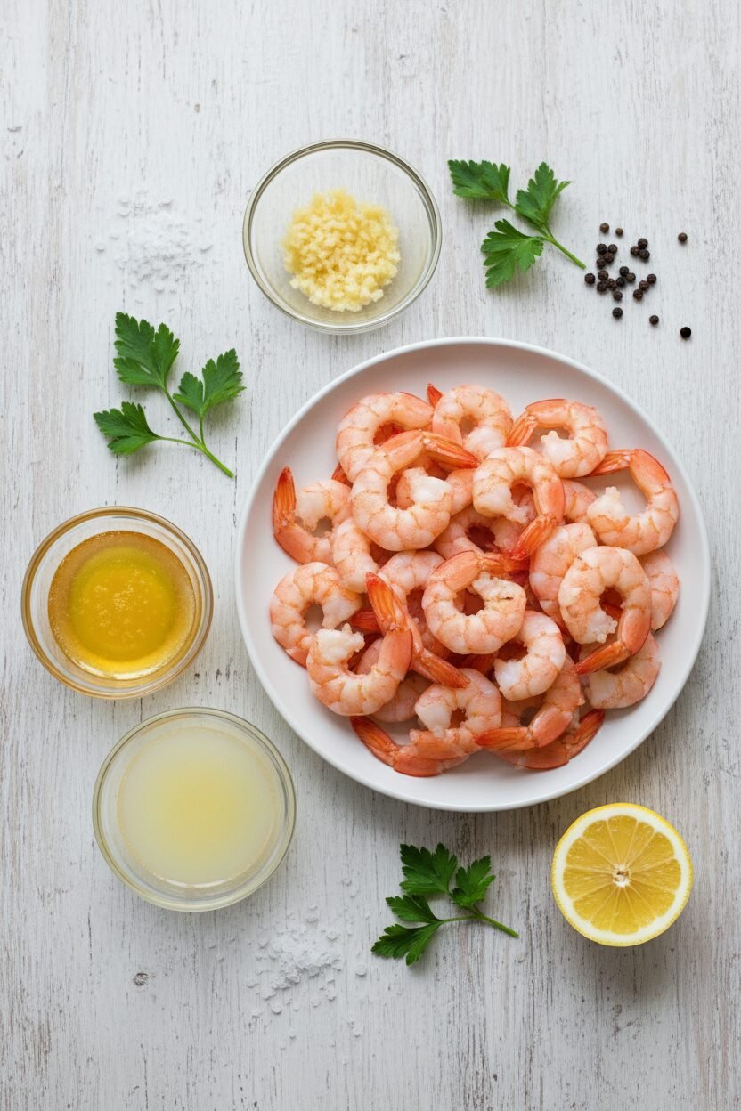 Garlic Butter Shrimp with Roasted Asparagus