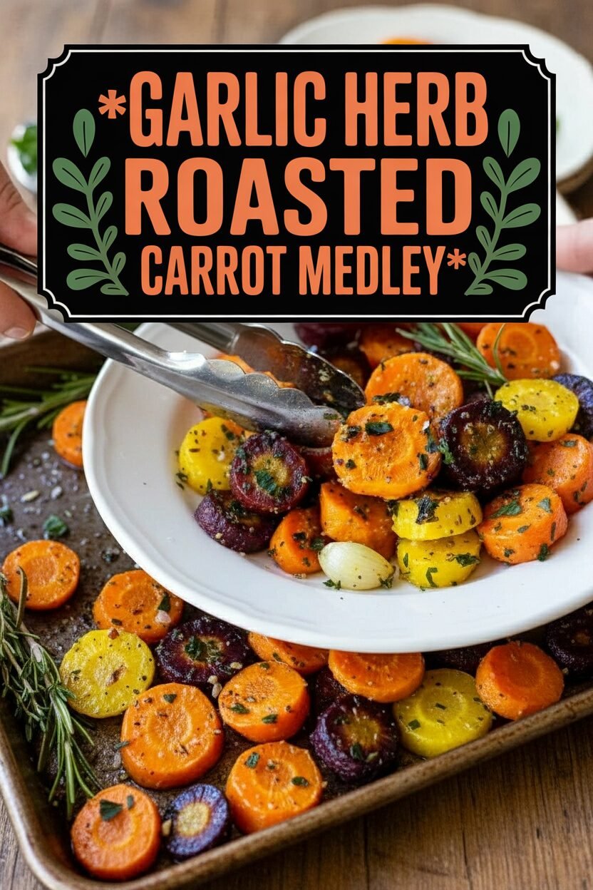 Garlic Herb Roasted Carrot Medley