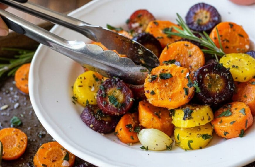 Garlic Herb Roasted Carrot Medley