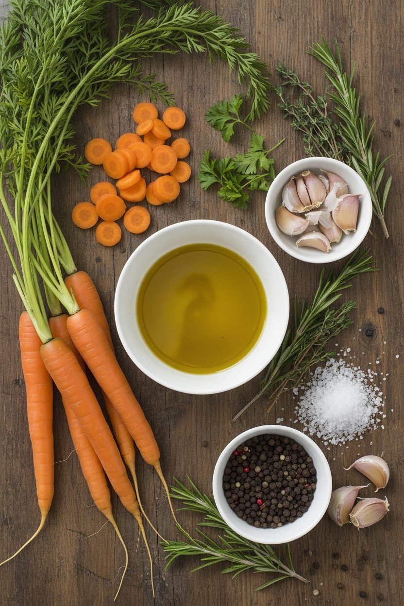 Garlic Herb Roasted Carrots