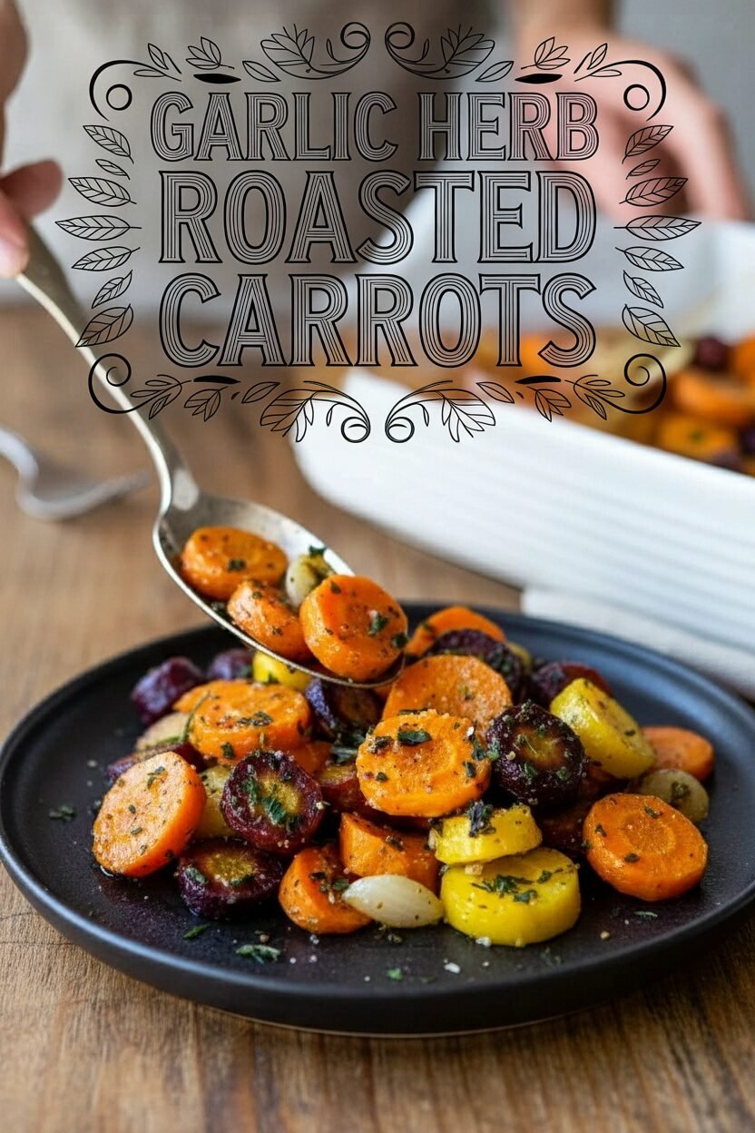 Garlic Herb Roasted Carrots