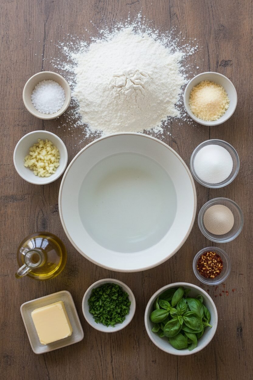 Garlic Infused Homemade Pita Bread