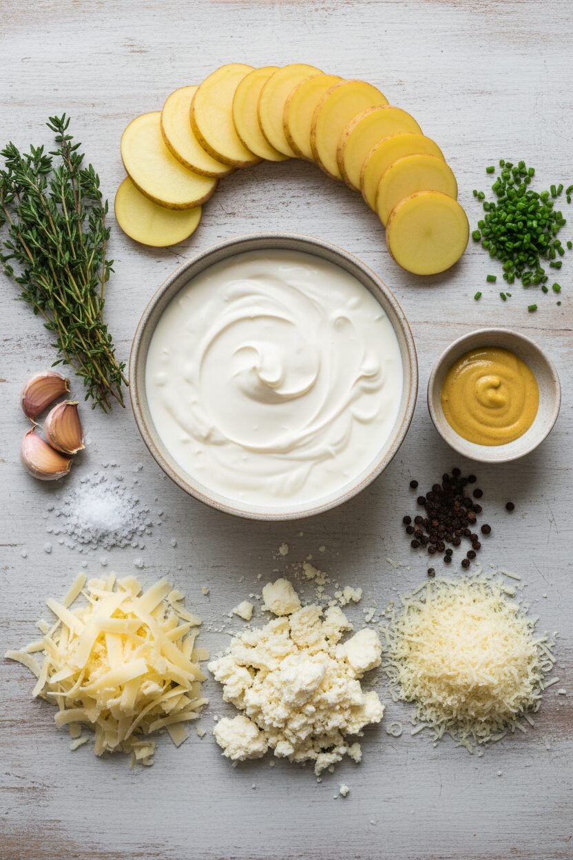 Garlic Lovers Sheet Pan Scalloped Potatoes