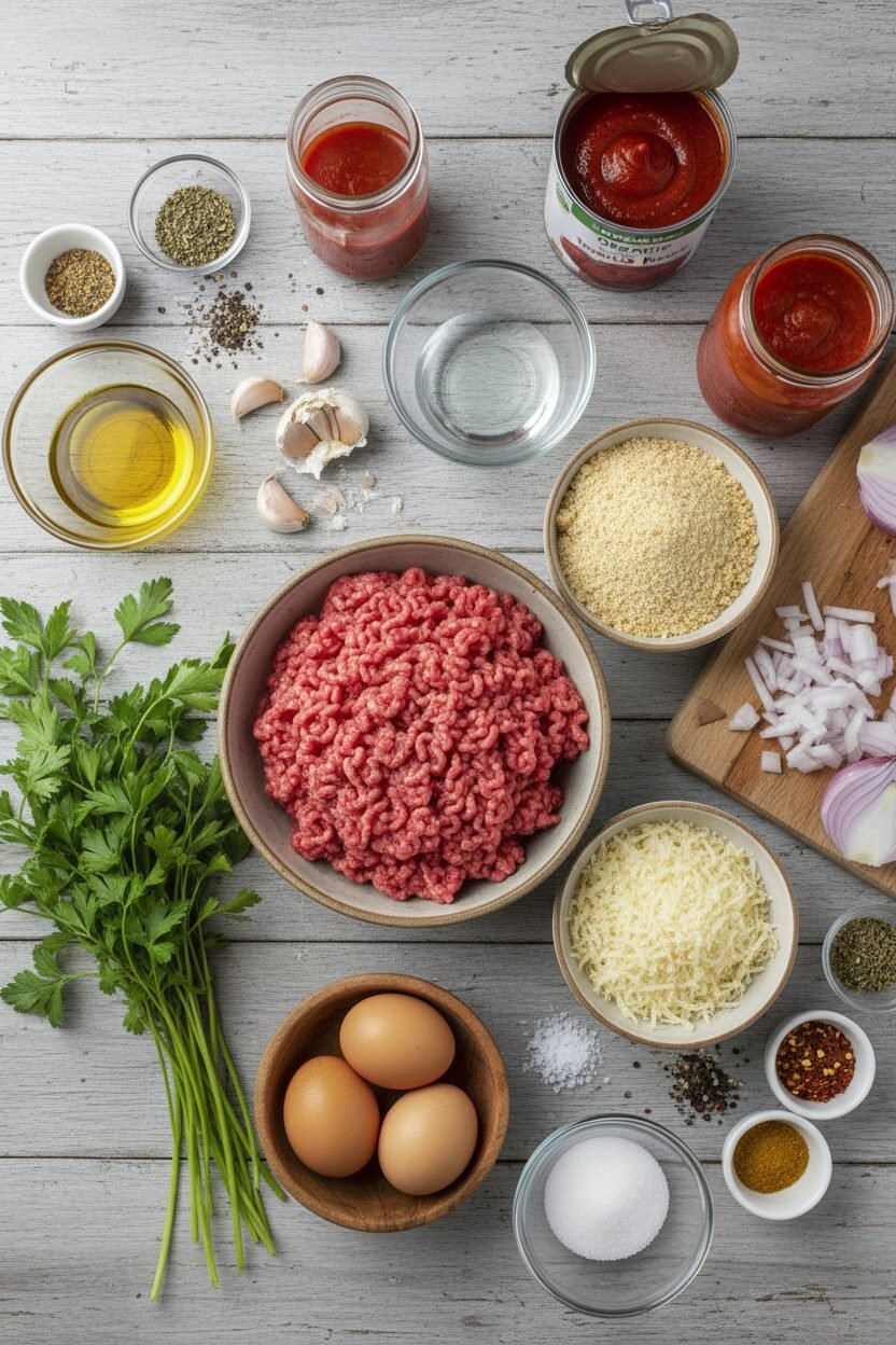 Grandmas Classic Meatballs in Rustic Tomato Sauce