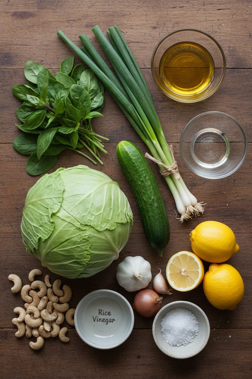 Green Goddess Salad with Crispy Chips