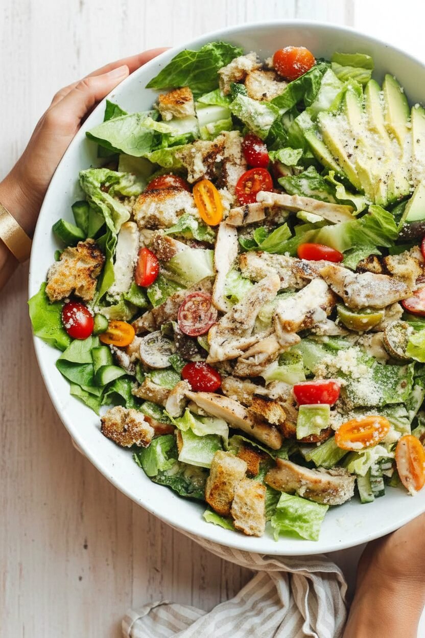 Grilled Chicken Caesar Salad Delight