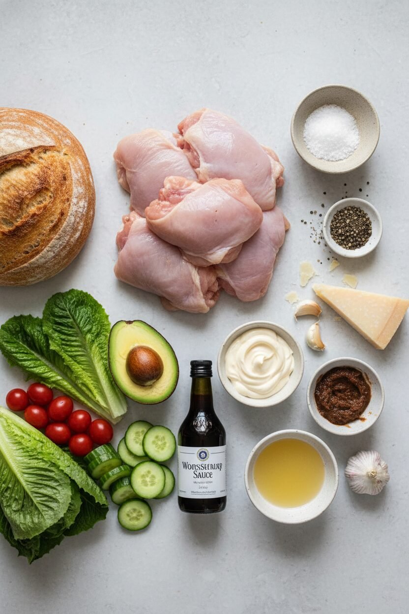 Grilled Chicken Caesar Salad Delight