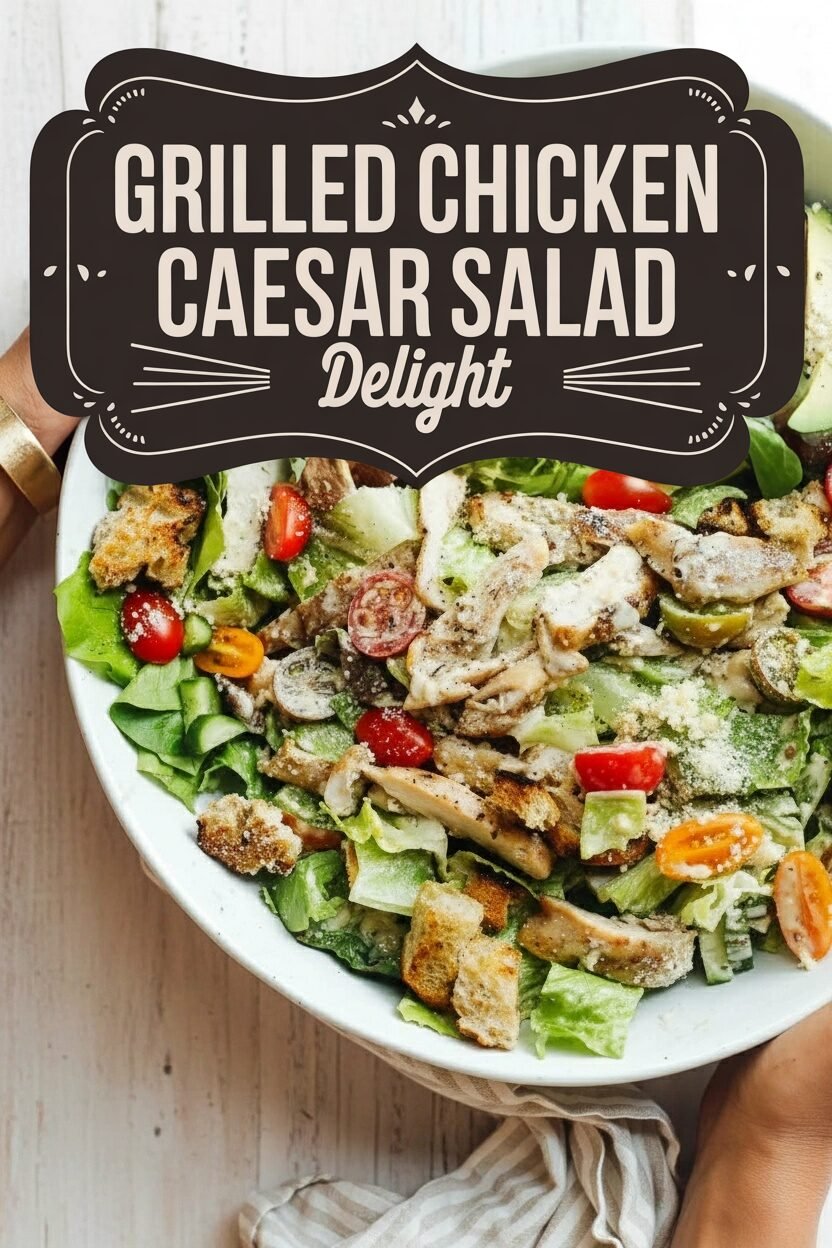 Grilled Chicken Caesar Salad Delight