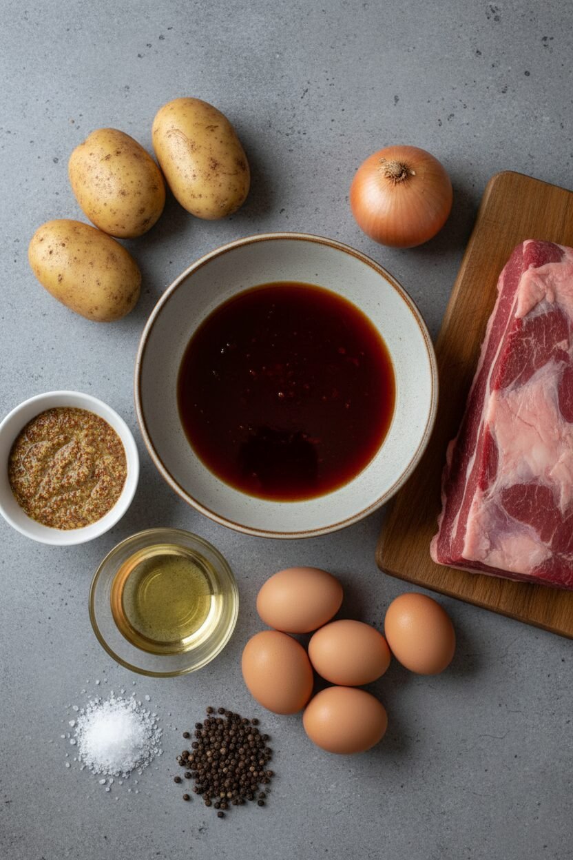 Hearty Corned Beef Hash and Eggs