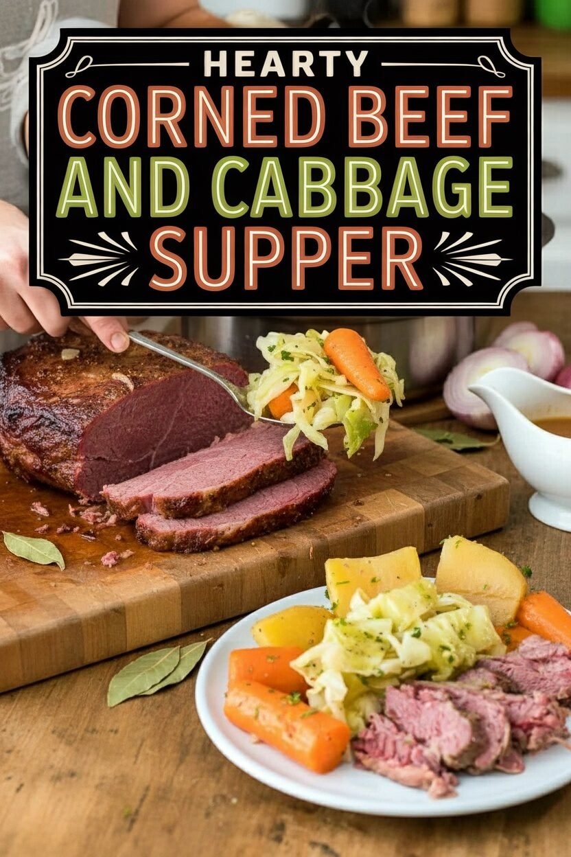 Hearty Corned Beef and Cabbage Supper