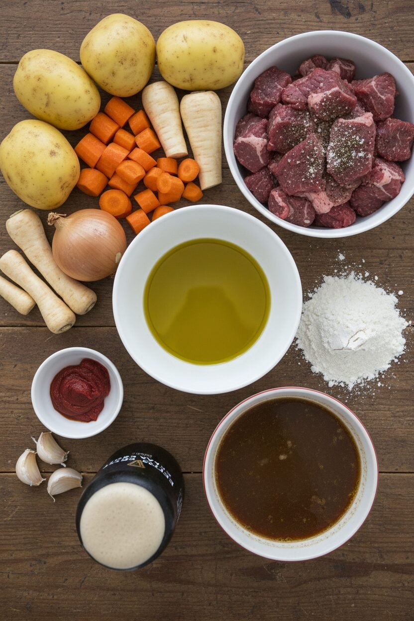 Hearty Guinness Beef Slow Cooker Stew