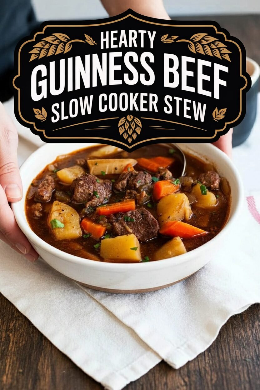 Hearty Guinness Beef Slow Cooker Stew