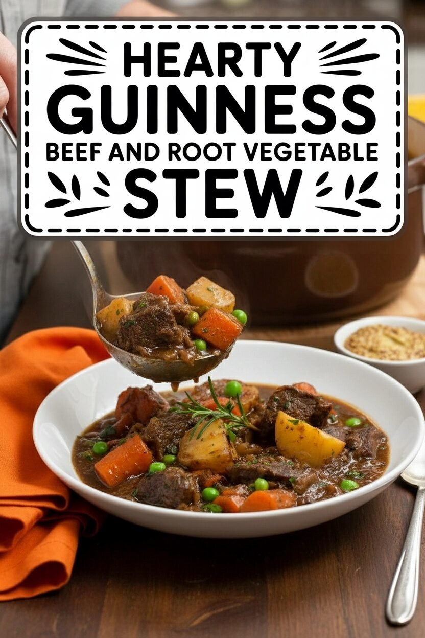 Hearty Guinness Beef and Root Vegetable Stew