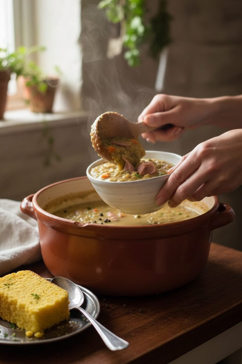 Hearty Ham and Split Pea Soup