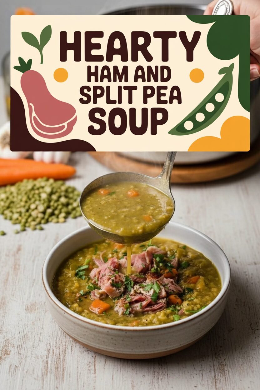 Hearty Ham and Split Pea Soup