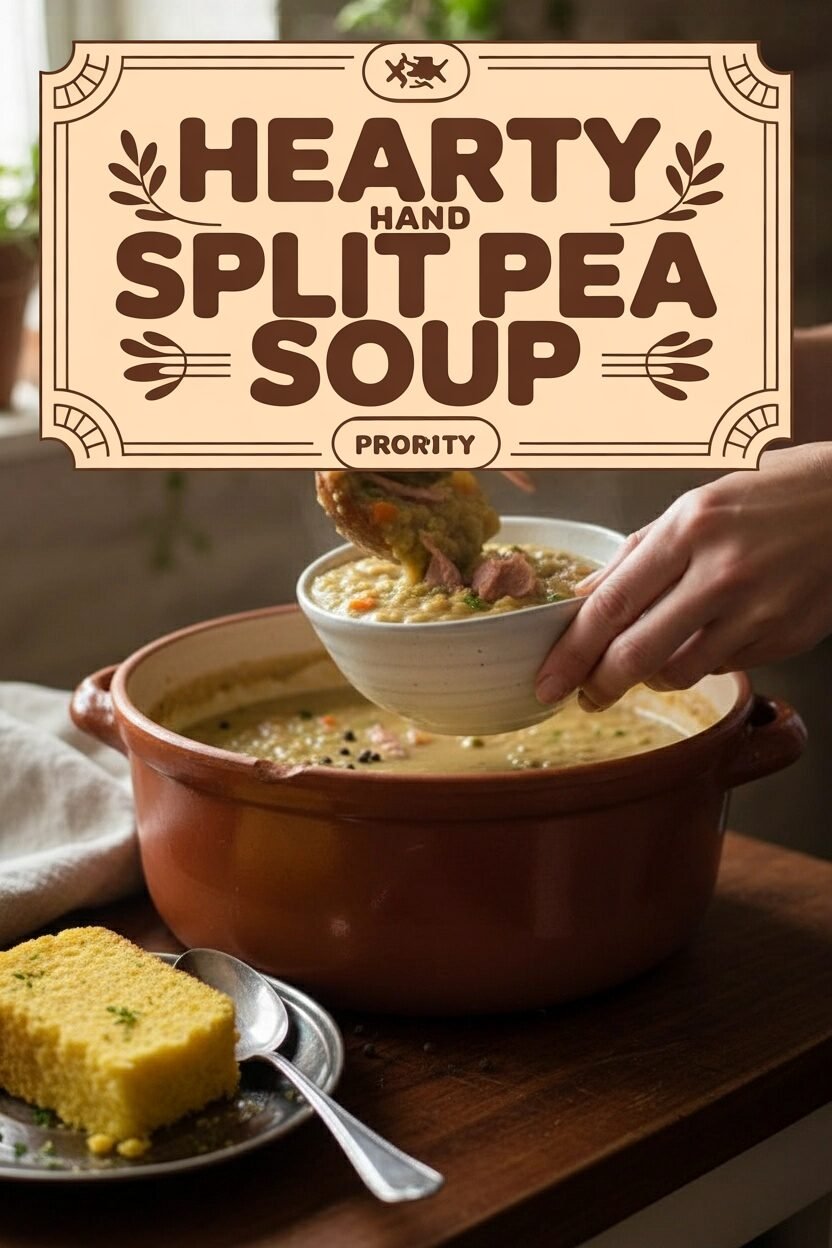 Hearty Ham and Split Pea Soup