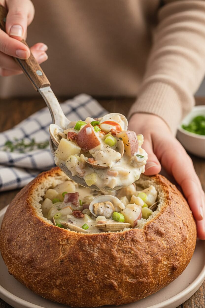 Hearty New England Clam Chowder