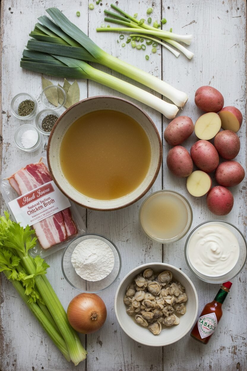 Hearty New England Clam Chowder