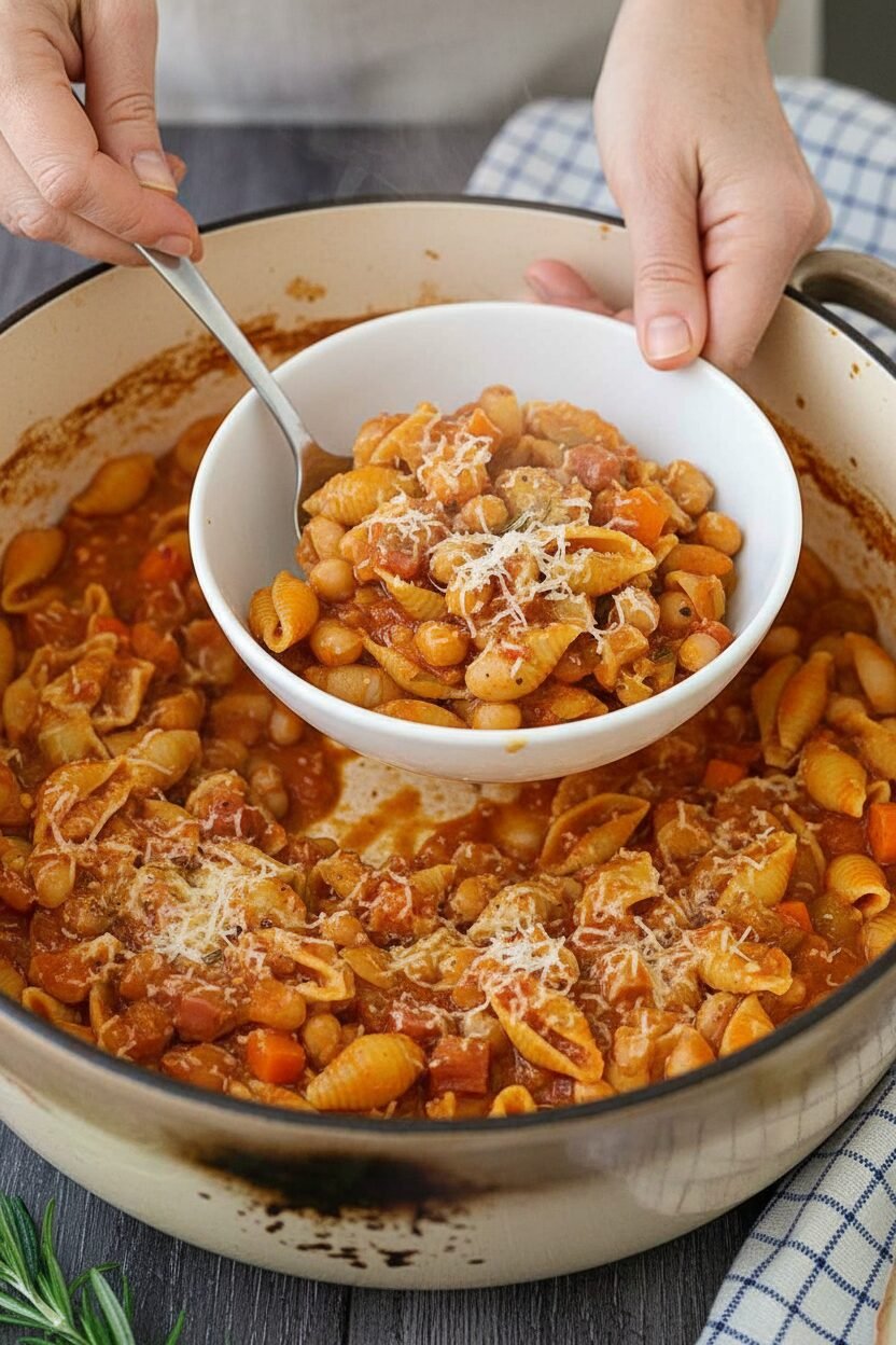 Hearty Pasta e Fagioli One Pot