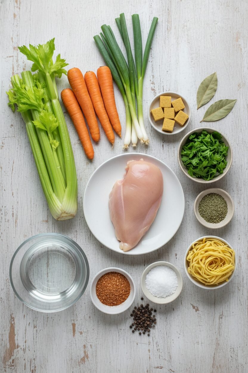 Hearty Slow Cooker Chicken Noodle Soup