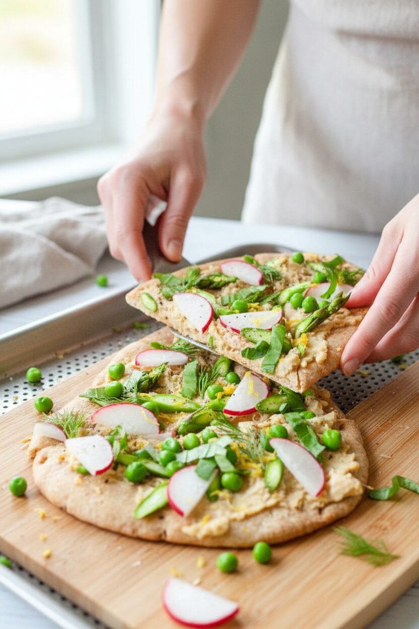 Herbed Spring Flatbread Made Simple