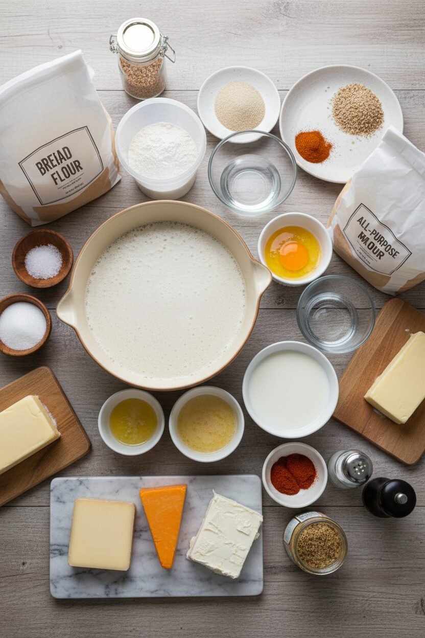 Homemade Soft Pretzels and Cheesy Dip