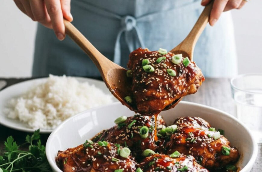 Honey Garlic Instant Pot Chicken Thighs