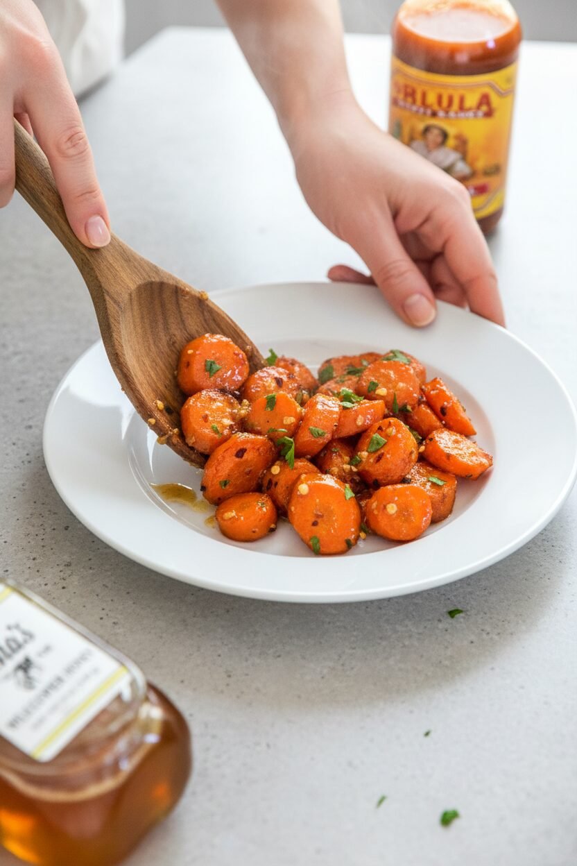 Honey Glazed Air Fryer Carrots