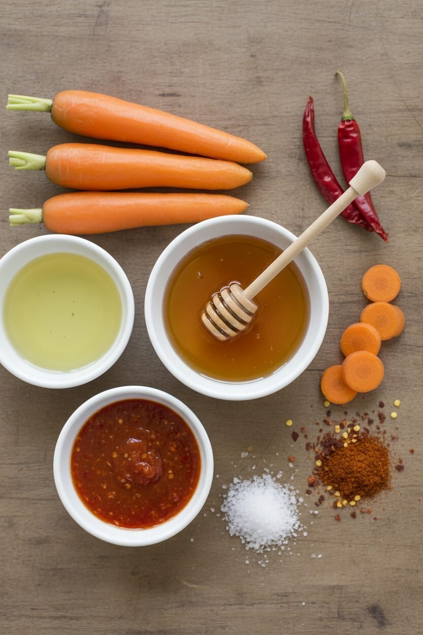 Honey Glazed Air Fryer Carrots