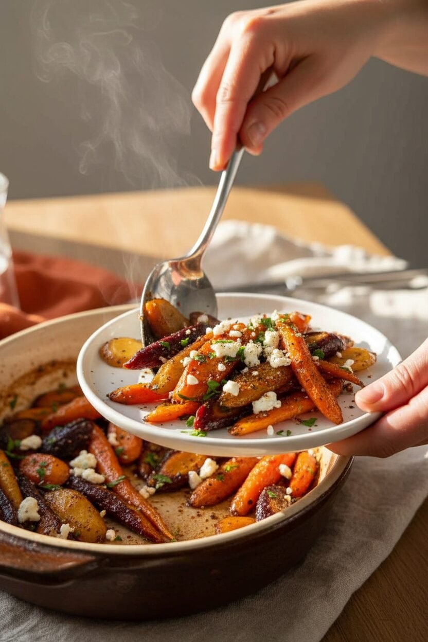 Honey Glazed Carrots with a Kick