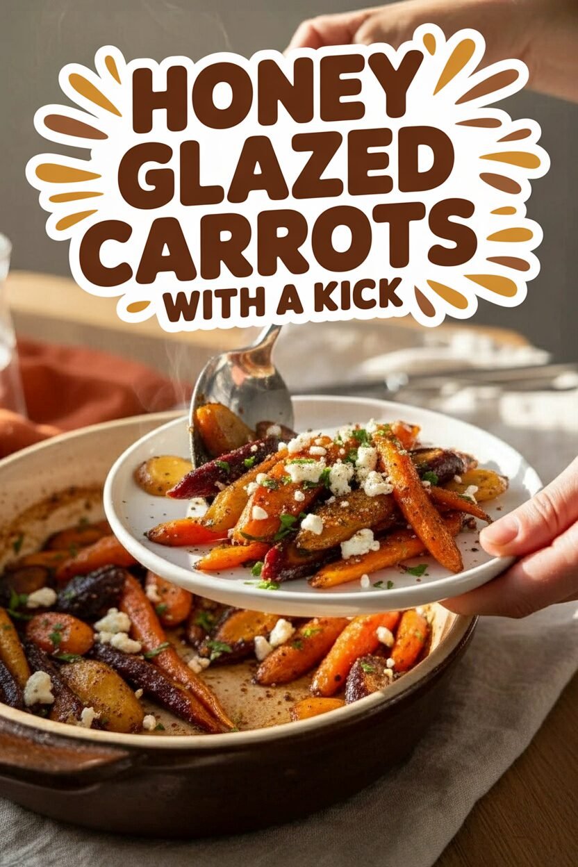 Honey Glazed Carrots with a Kick