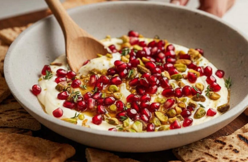 Honey Pistachio Whipped Feta Dip