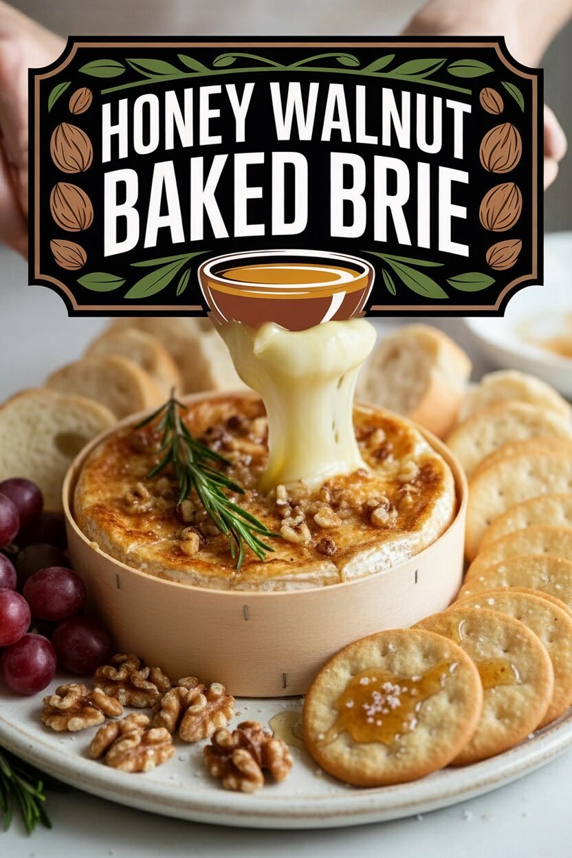 Honey Walnut Baked Brie