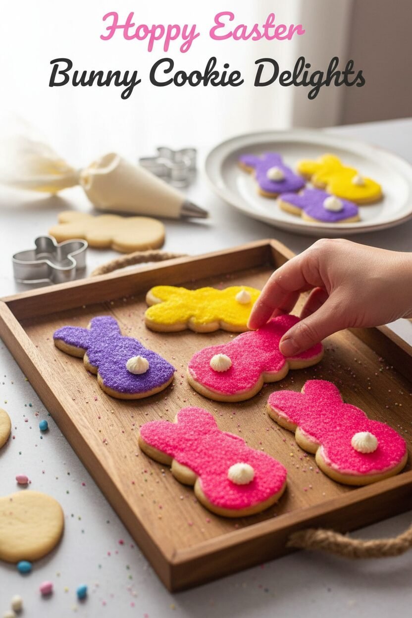 Hoppy Easter Bunny Cookie Delights