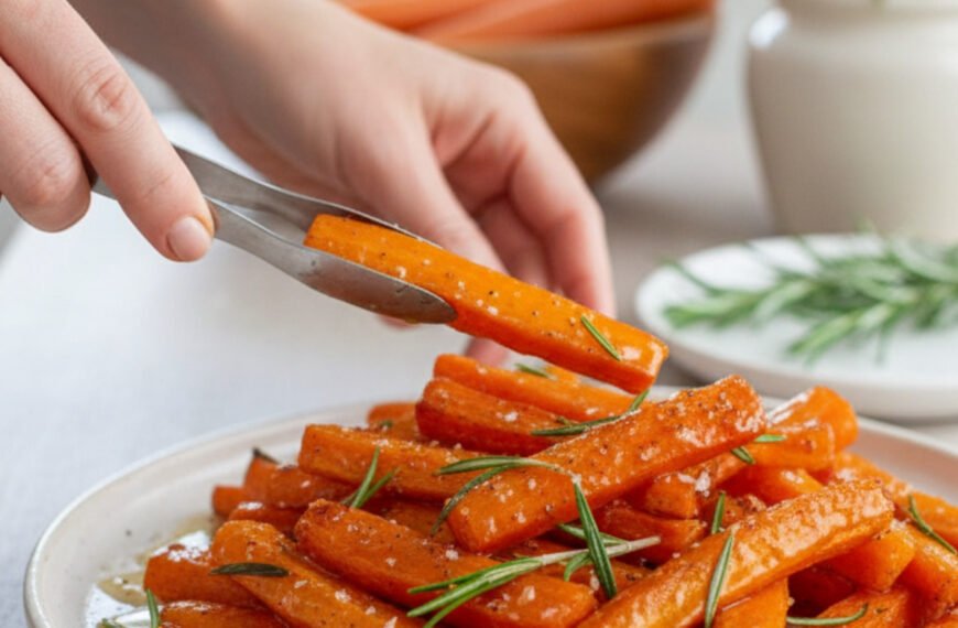 Hot Honey Glazed Carrot Fries