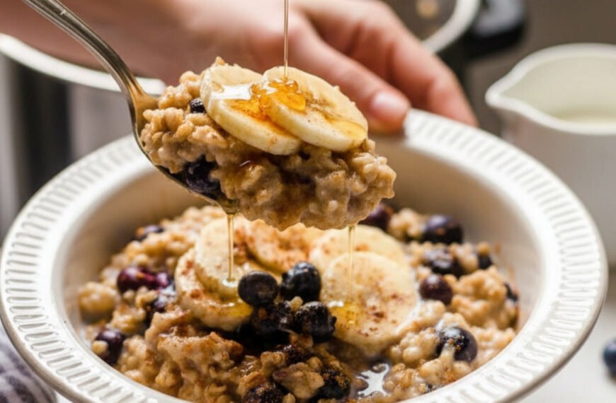 Quick Instant Pot Steel Cut Oats with Berries