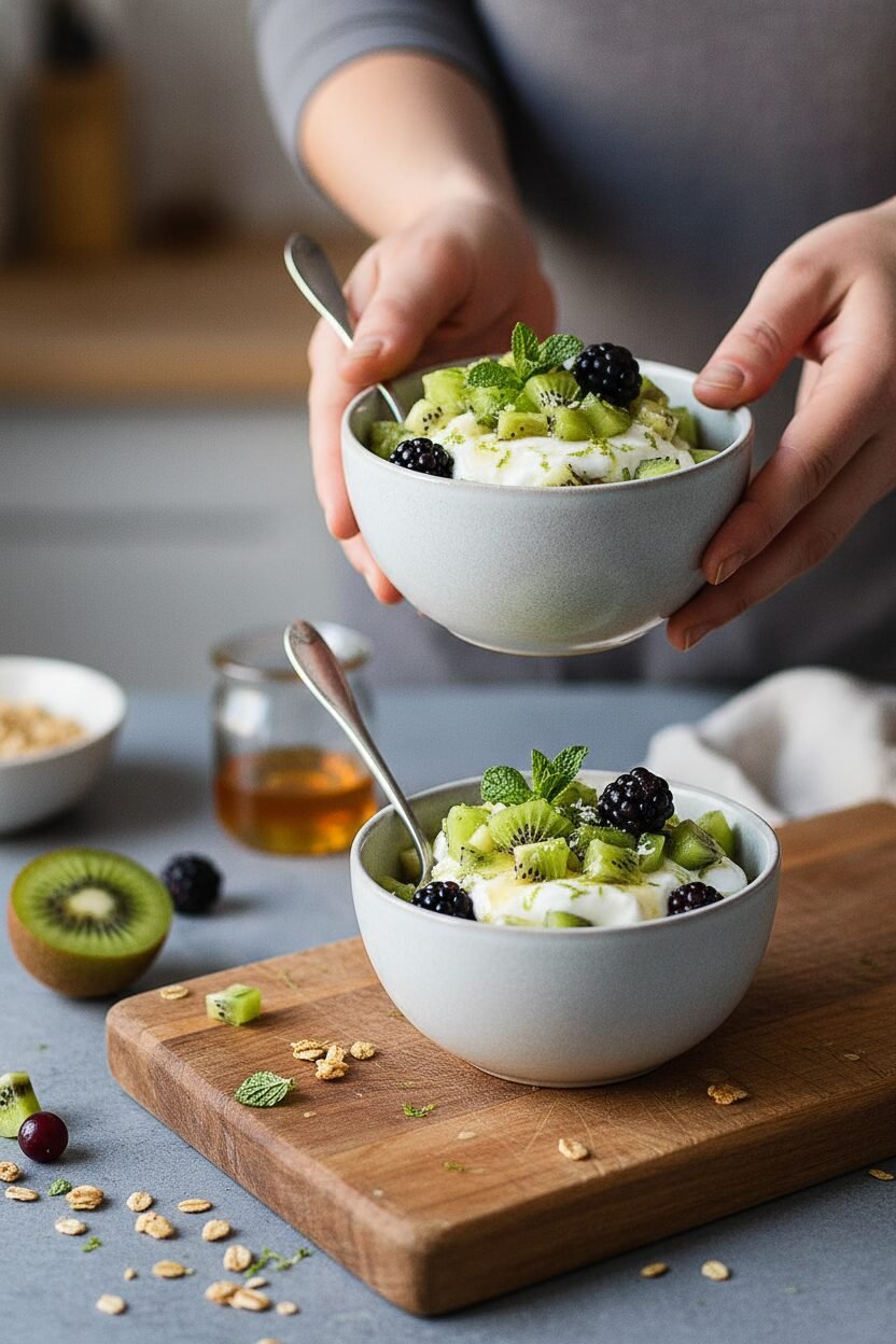 Layered Berry and Yogurt Delight