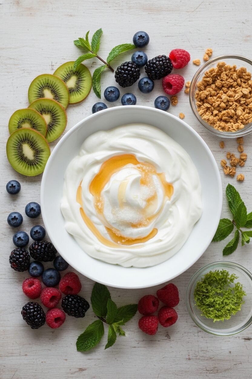 Layered Berry and Yogurt Delight
