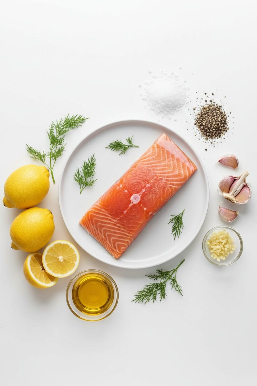 Lemon Dill Baked Salmon