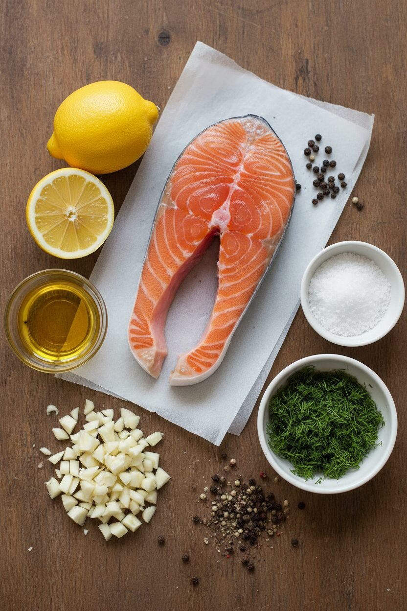 Lemon Dill Baked Salmon